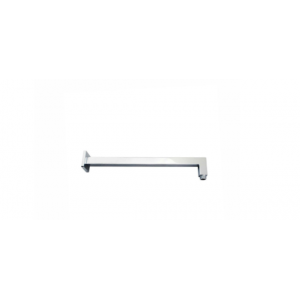 Aqua Chrome Square Wall Shower Arm 400